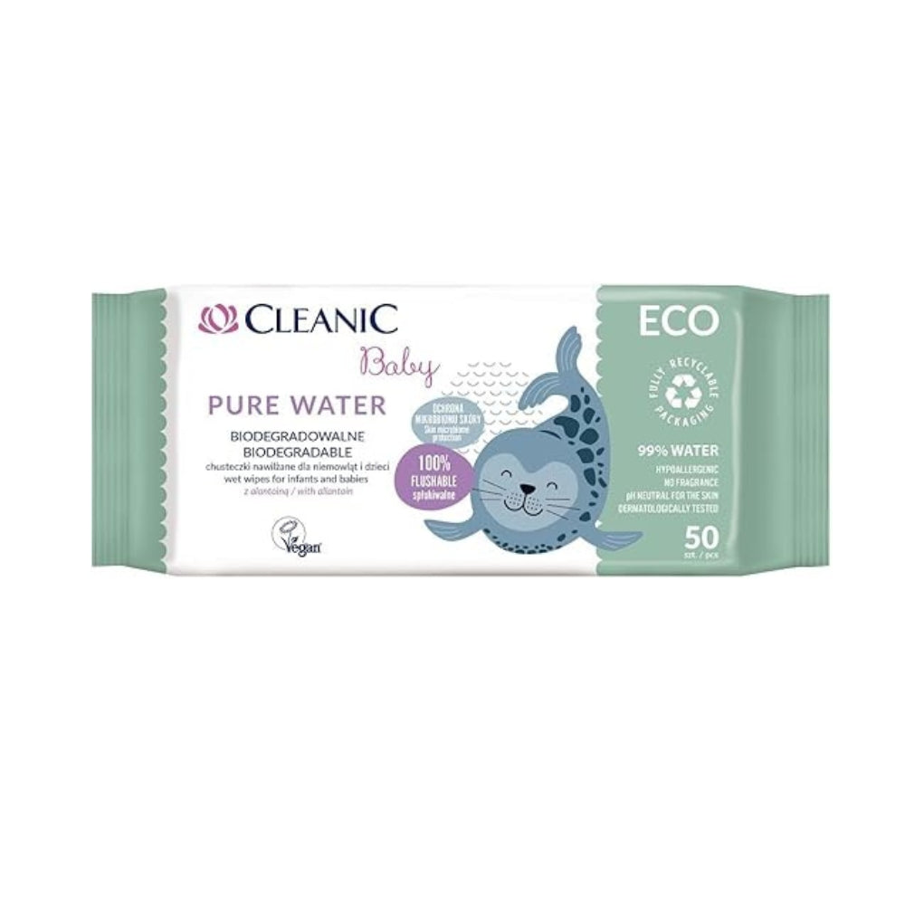 Cleanic Baby ECO Pure Water infants and baby wet wipes 50 pcs