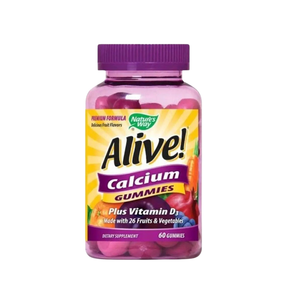 Nature's Way Alive Calcium+D3 Gummies 60's