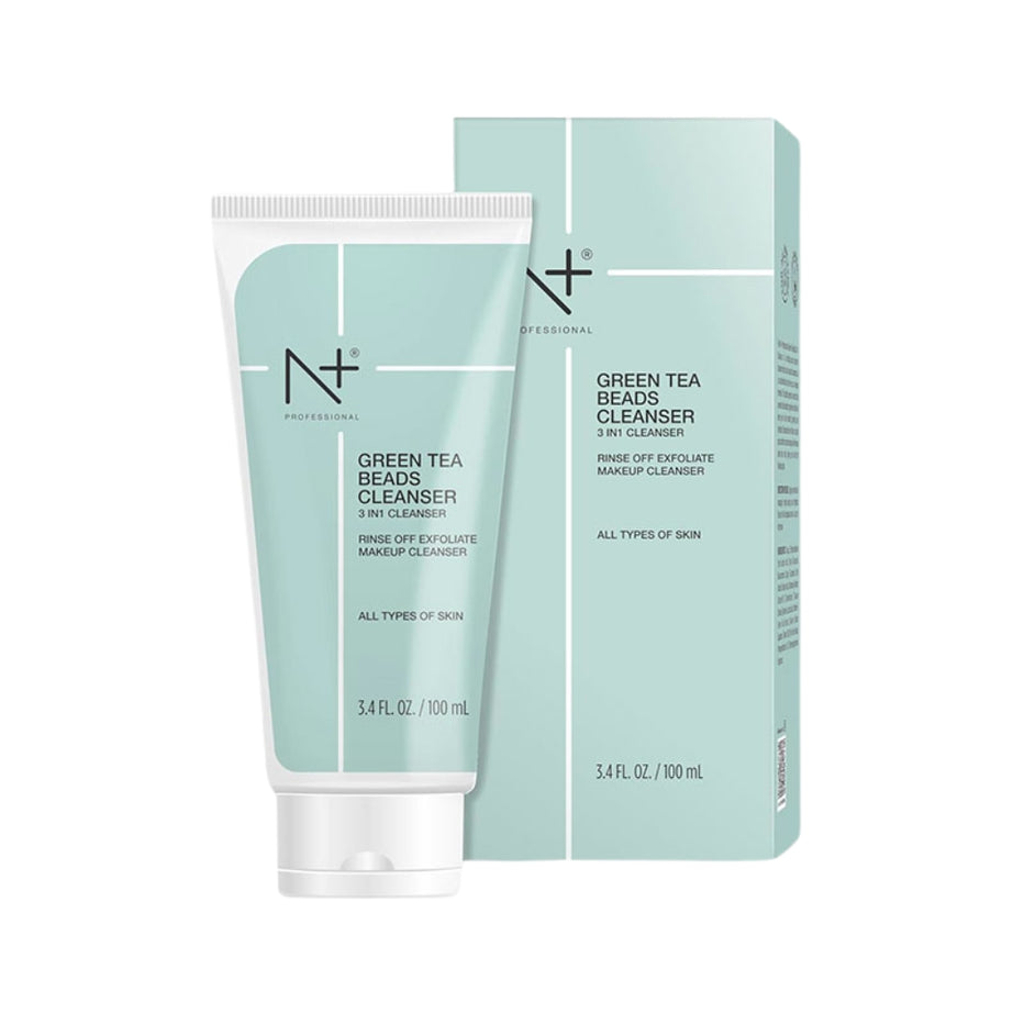 N+ Green Tea Beads Cleanser 3 In 1 ,100Ml