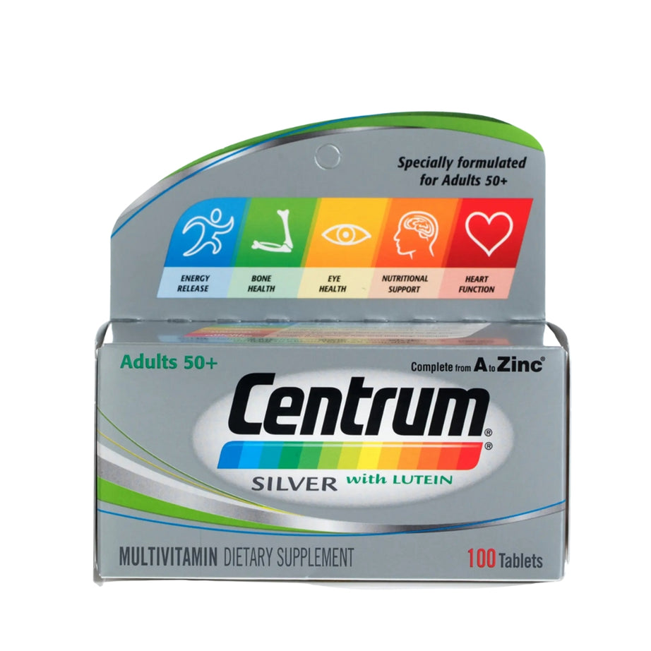 Centrum Silver With Lutein 100 Tab