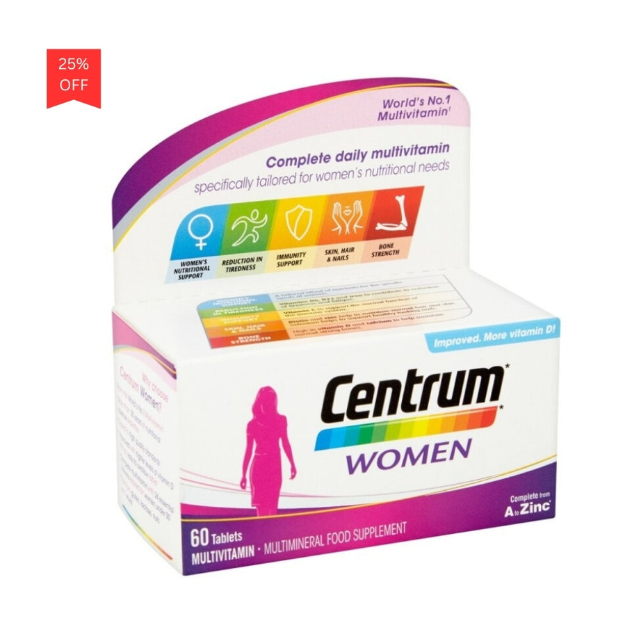 Centrum Women Multivitamin Tab 60'S (25% Off)