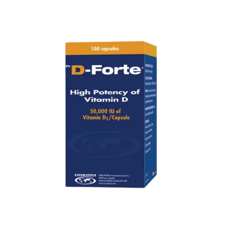 D-Forte D2 50000 Iu Ergocalciferol 12 Capsules