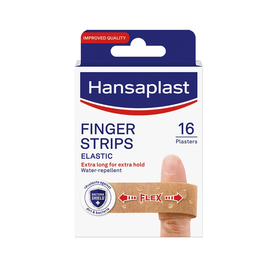 Hansaplast Finger Strips Plasters Elastic 16 pcs