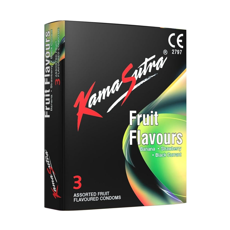 KAMASUTRA CONDOMS FRUIT FLAVOUR - 3'S