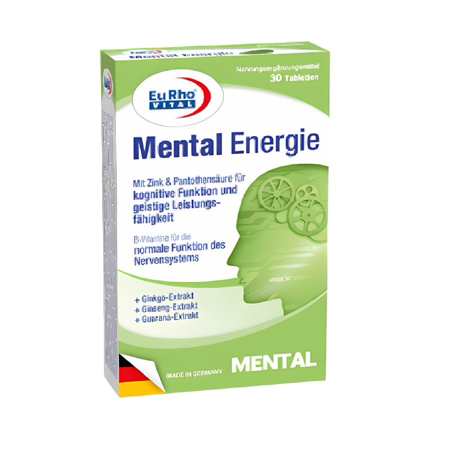 Eurho vital Mental Energie 30 Tablets