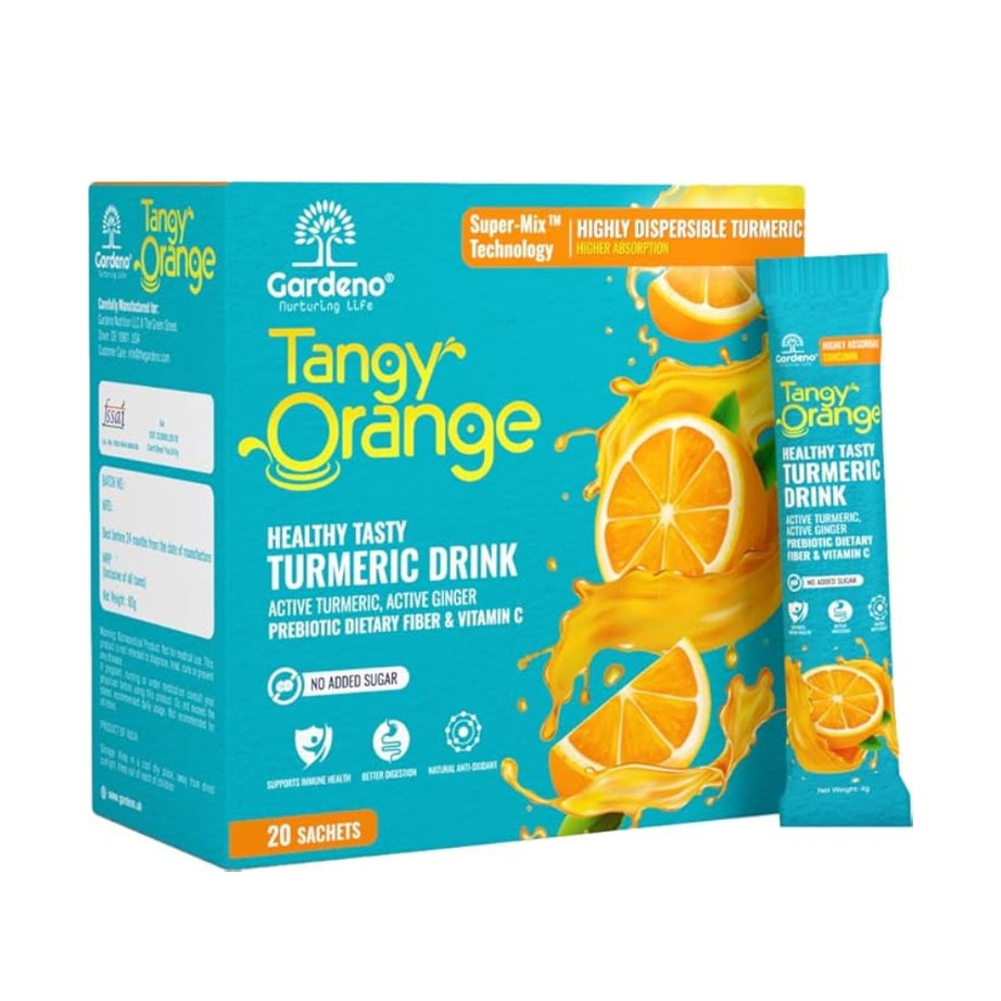 Gardeno Tangy Orange Turmeric Drink Sachet 20'S