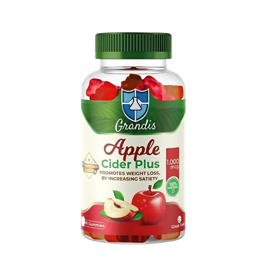 Grandis Apple Cider Plus Gummies – 1000 mg, 60 Gummies