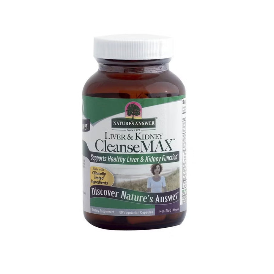 Nature's Answer Liver & Kidney Cleanse Max Vegetarian Capsules, Pack of 60's