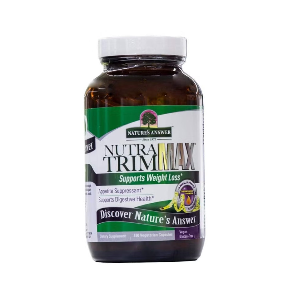 Nature's Answer Nutra Trim Max Vegetarian Capsules For Weight Management, Pack of 180’s