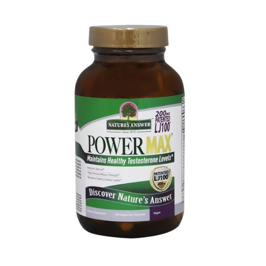 Nature's Answer Power Max Vegetarian Capsules For Stamina, Pack of 120's