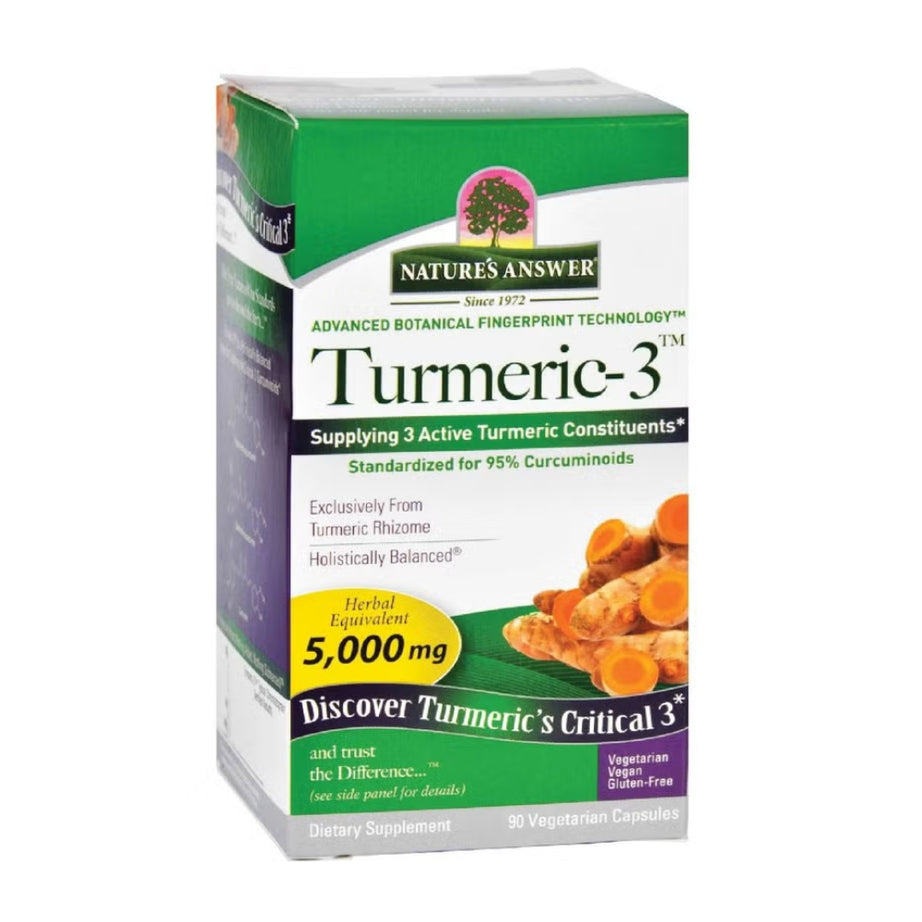 Nature's Answer Turmeric-3 5000 mg Vegetarian Capsules 90's