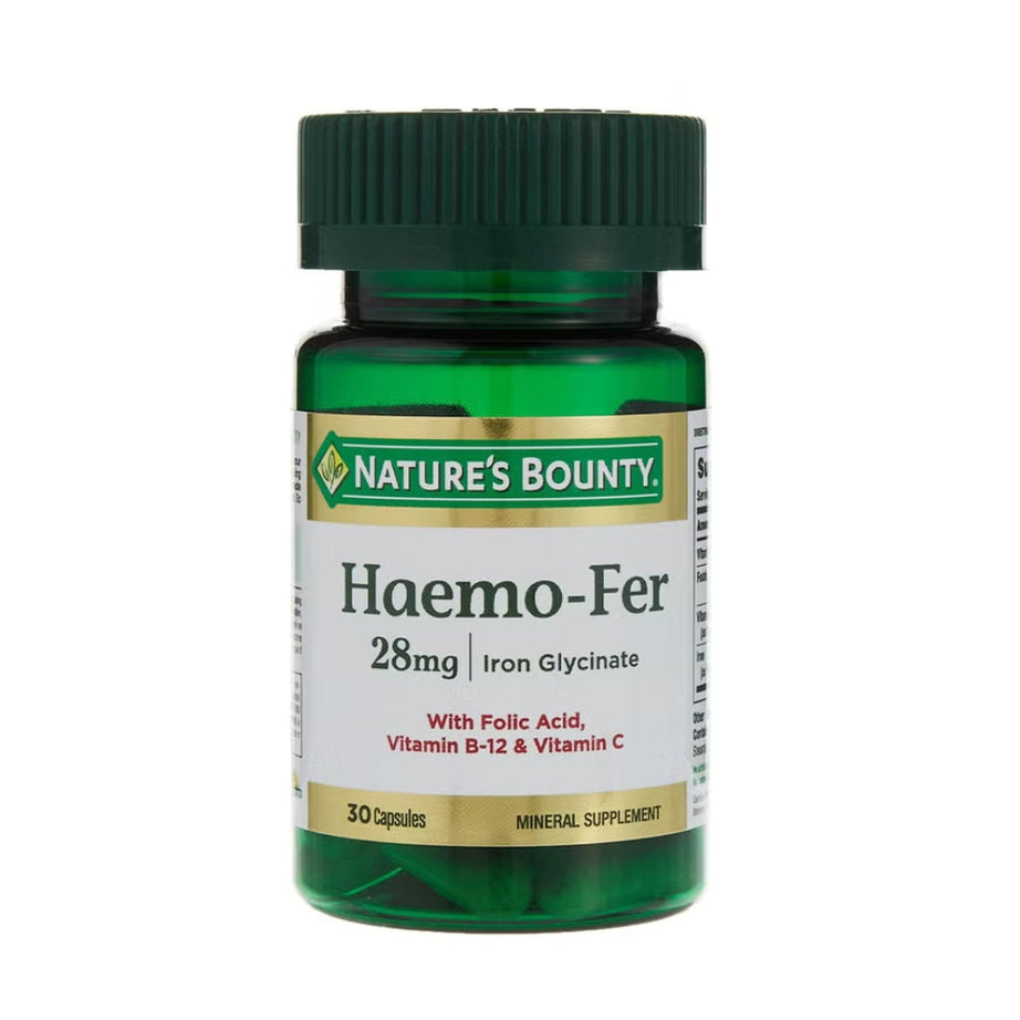 Nature's Bounty Haemo-Fer 28 mg Capsules 30's