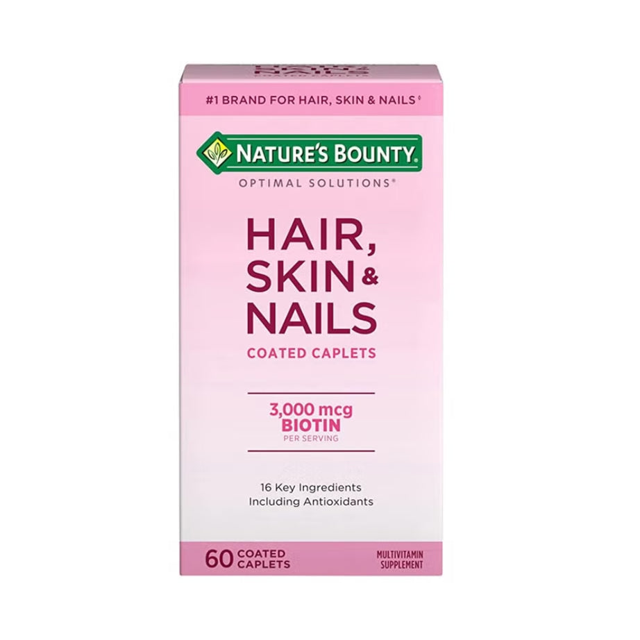 Nature's Bounty Hair, Skin & Nails Caplets 60's