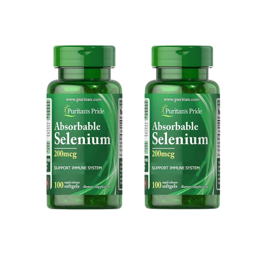 Puritan's Pride Selenium 200mcg Tablets 100's